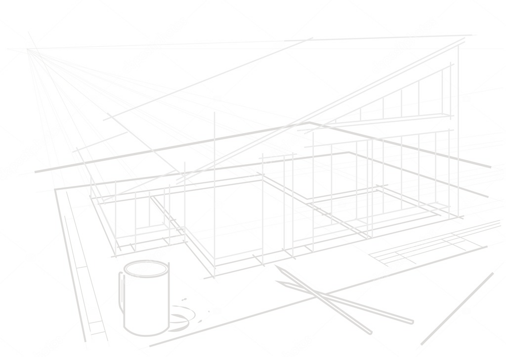 depositphotos_78924512-stock-illustration-linear-architectural-sketch ...